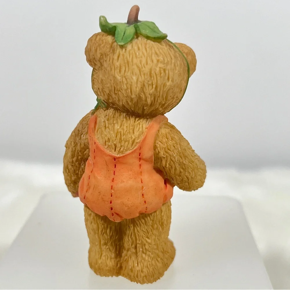 Cherished Teddies Adelaide Bear Pumpkin Costume Figurine Jack-O-Lantern #798835